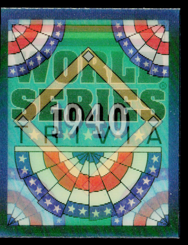 Reds Rebound 1991 Score Magic Motion: World Series Trivia #31