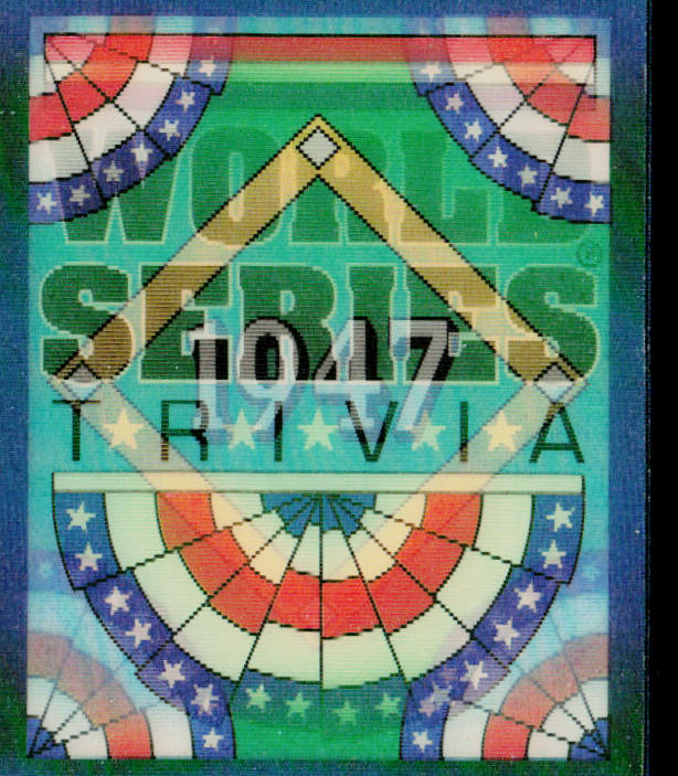 Cookie Comes Through 1991 Score Magic Motion: World Series Trivia #38