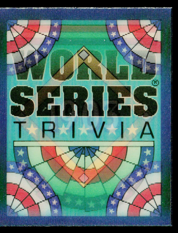 The First Ever 1991 Score Magic Motion: World Series Trivia #39