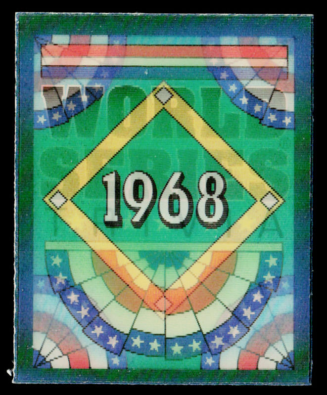 Mickey Stacks the Cards 1991 Score Magic Motion: World Series Trivia #1