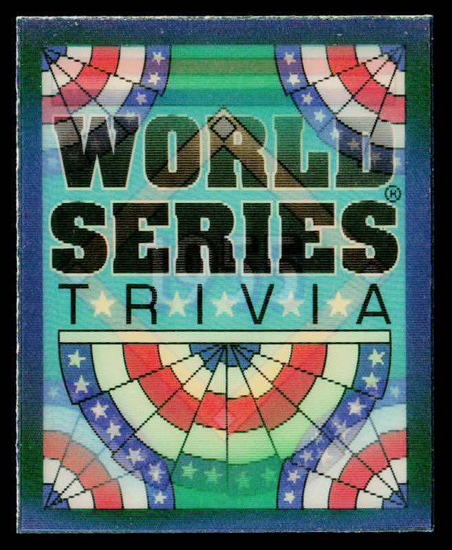 Dodgers Do It! 1991 Score Magic Motion: World Series Trivia #17