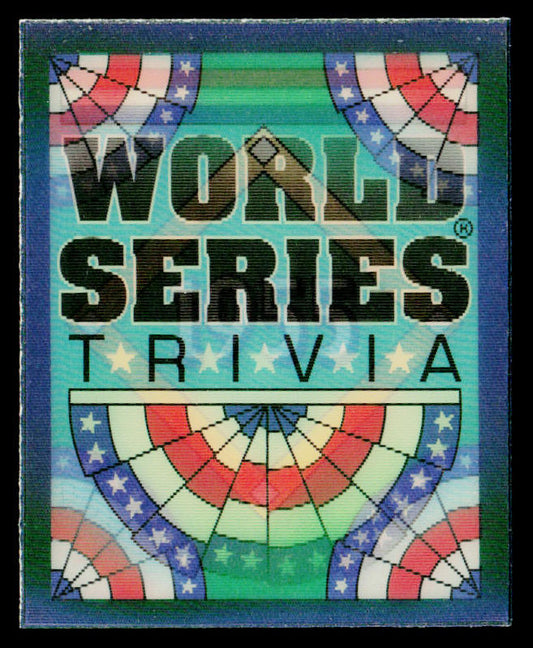 Dodgers Do It! 1991 Score Magic Motion: World Series Trivia #17