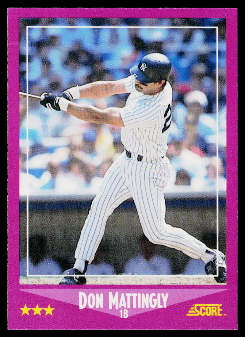 Don Mattingly 1988 Score #1 New York Yankees