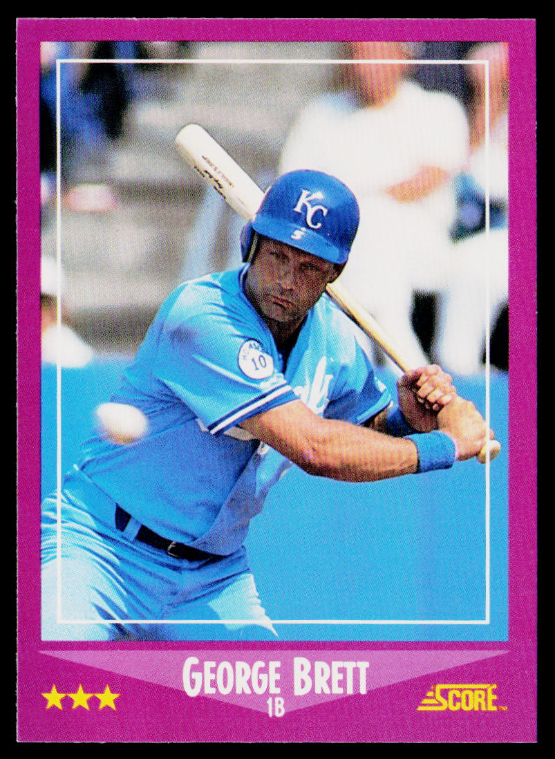 George Brett 1988 Score #11 Kansas City Royals