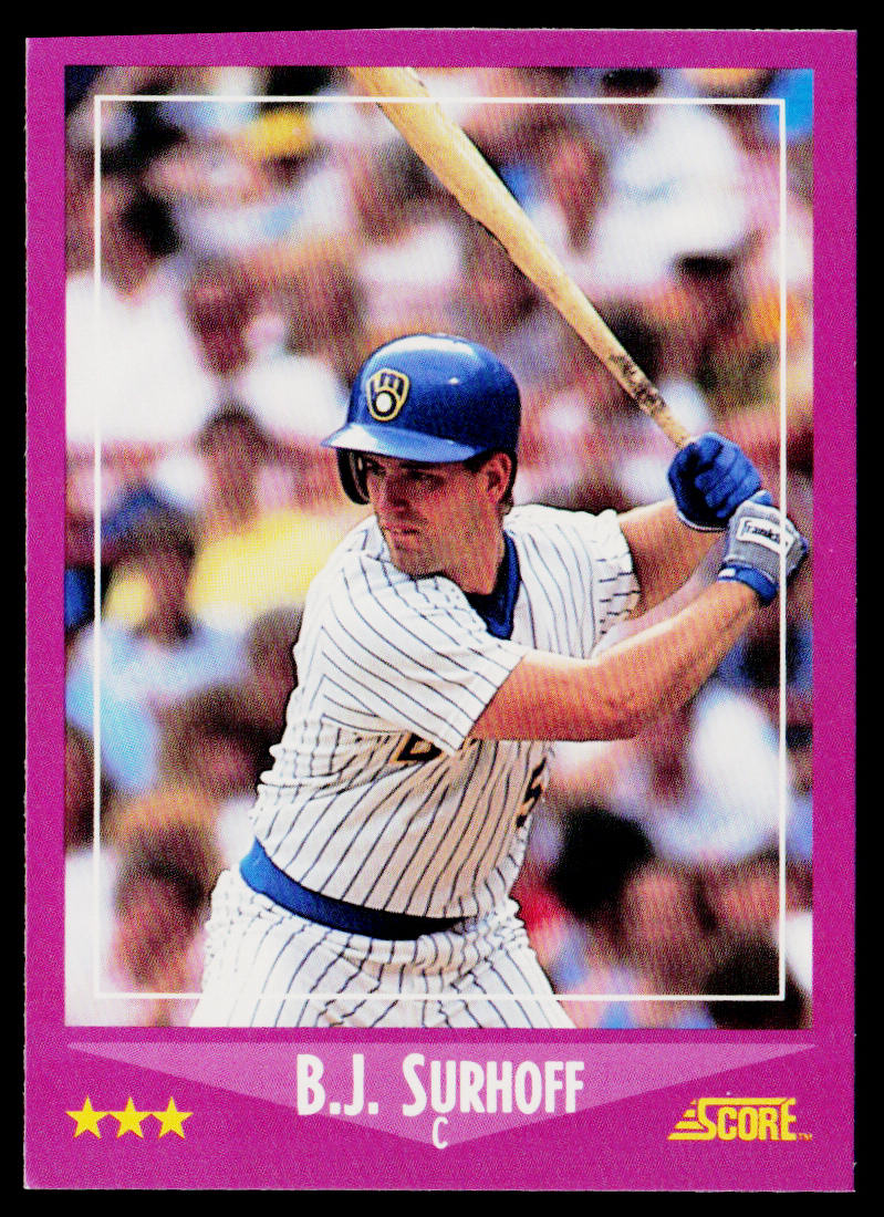 B.J. Surhoff 1988 Score #22 Milwaukee Brewers