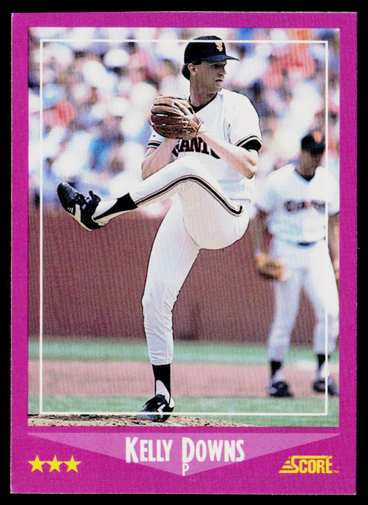 Kelly Downs 1988 Score #27 San Francisco Giants