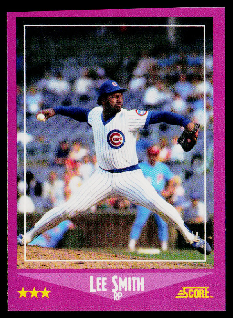 Lee Smith 1988 Score #31 Chicago Cubs