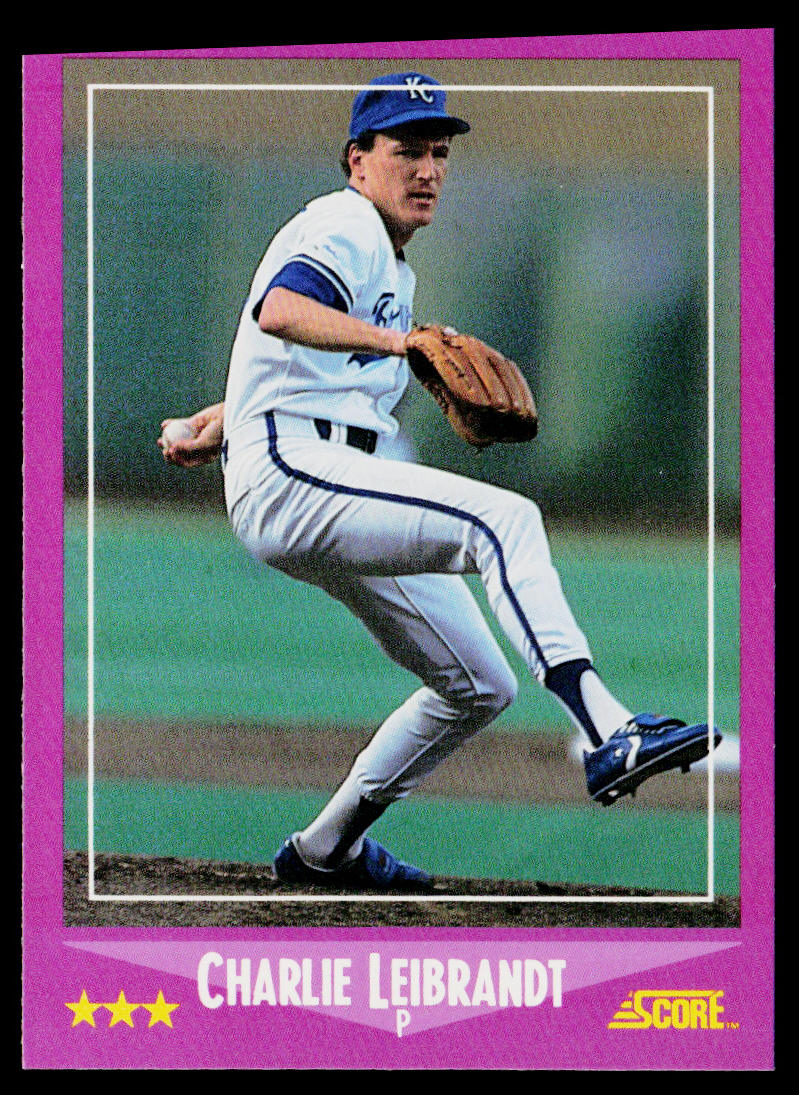 Charlie Leibrandt 1988 Score #61 Kansas City Royals