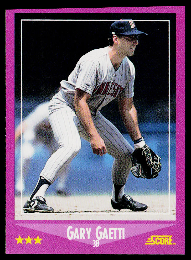 Gary Gaetti 1988 Score #62 Minnesota Twins