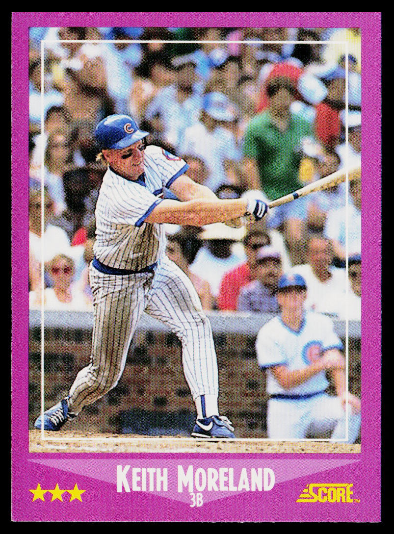 Keith Moreland 1988 Score Promos #71 Chicago Cubs