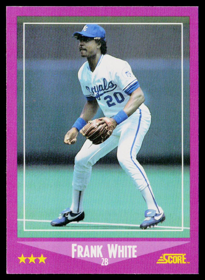 Frank White 1988 Score #79 Kansas City Royals