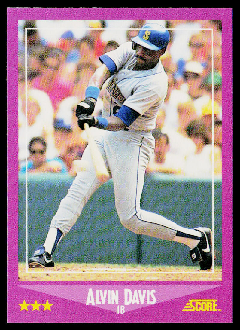 Alvin Davis 1988 Score #83 Seattle Mariners