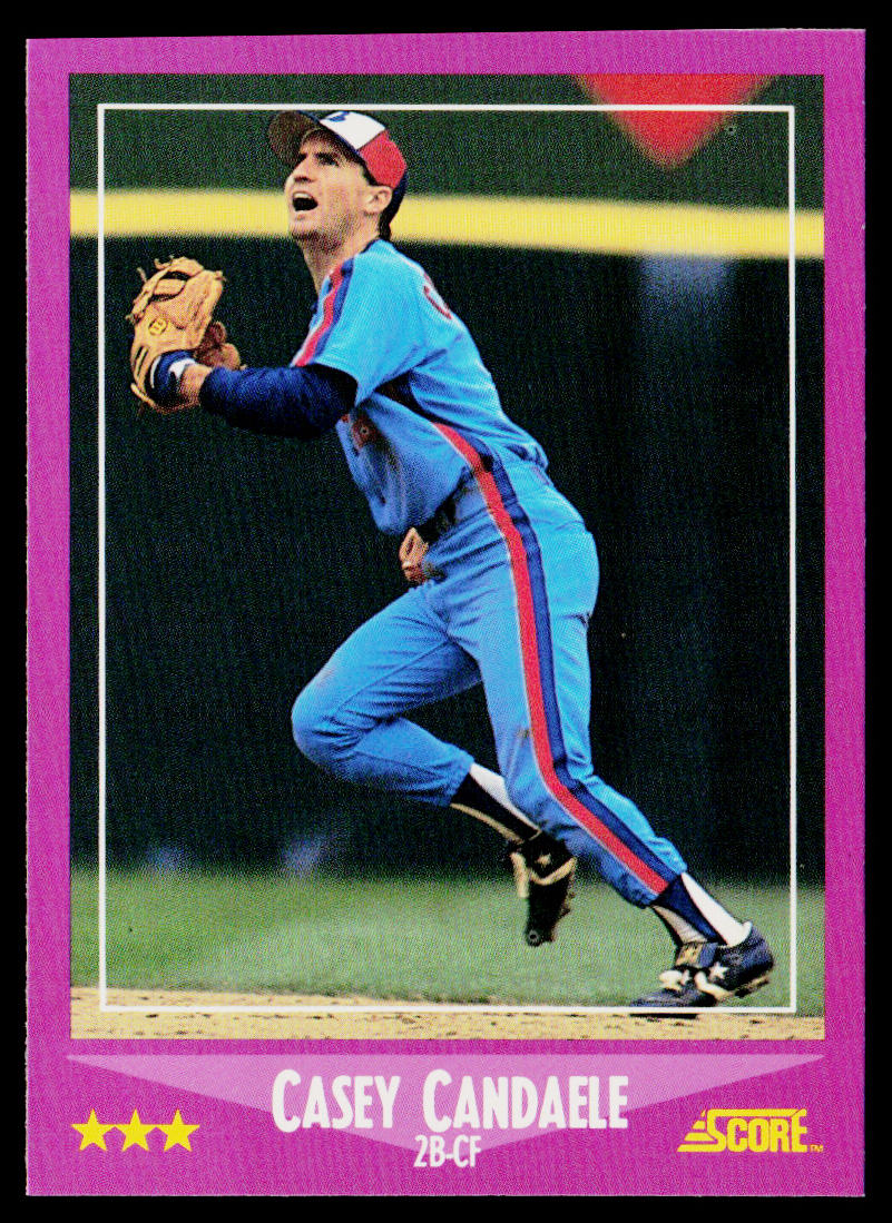 Casey Candaele 1988 Score #97 Montreal Expos