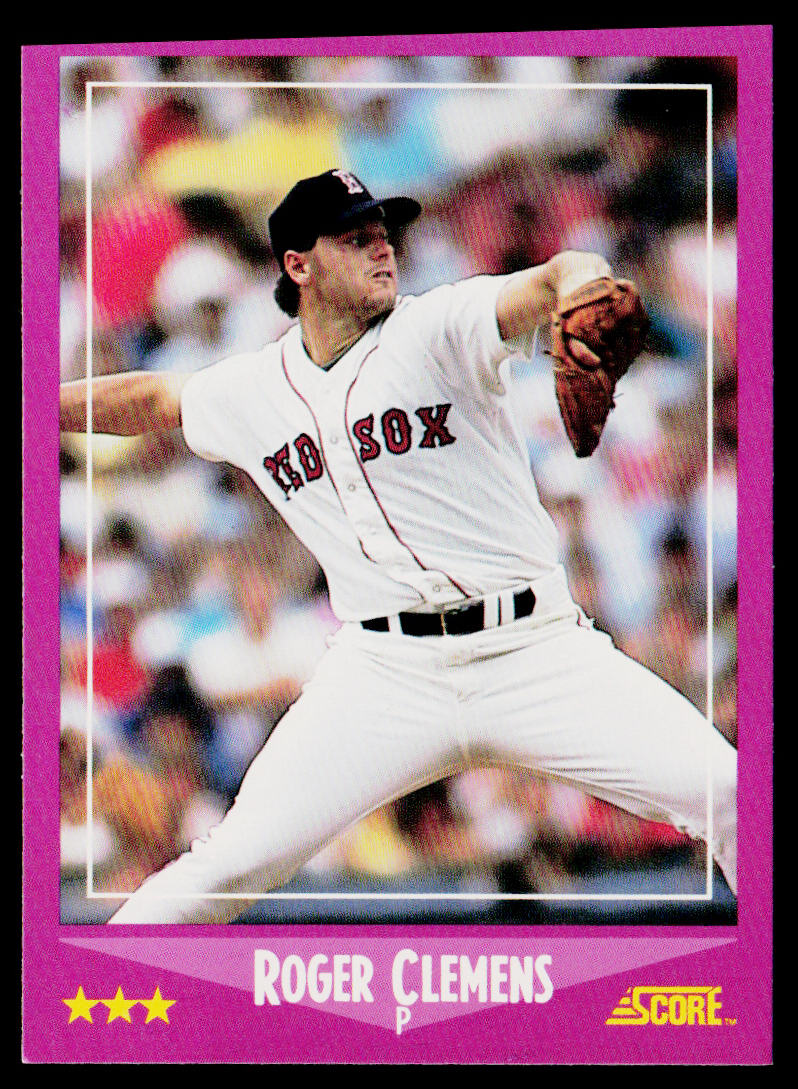 Roger Clemens 1988 Score #110 Boston Red Sox
