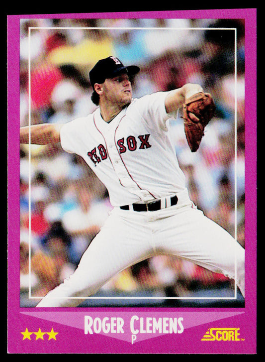 Roger Clemens 1988 Score #110 Boston Red Sox