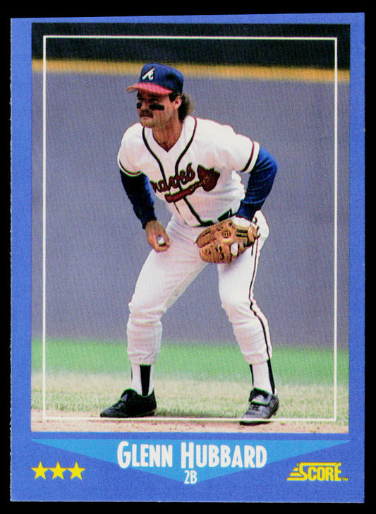 Glenn Hubbard 1988 Score #111 Atlanta Braves