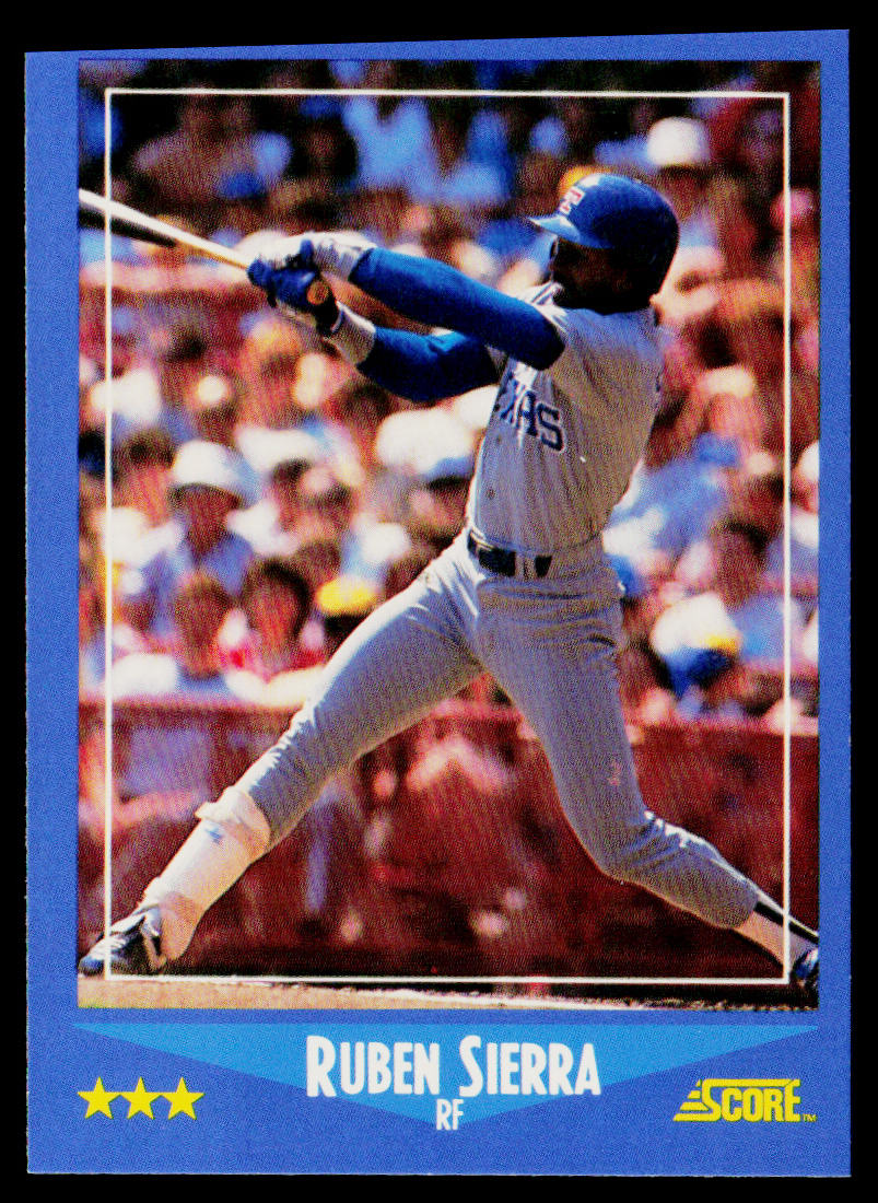 Ruben Sierra 1988 Score #113 Texas Rangers