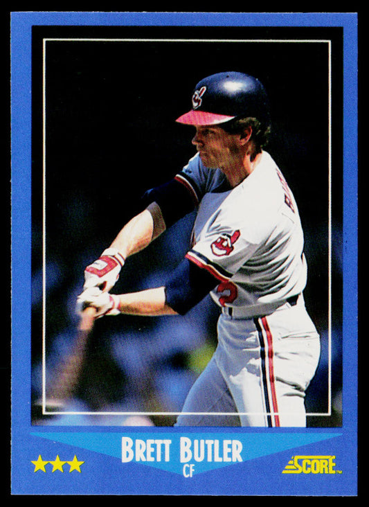Brett Butler 1988 Score #122 Cleveland Indians