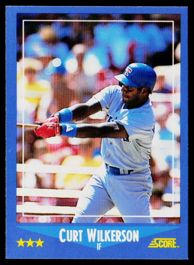 Curt Wilkerson 1988 Score #127 Texas Rangers