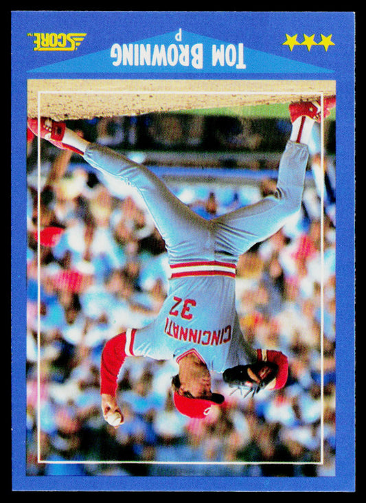 Tom Browning 1988 Score #132 Cincinnati Reds
