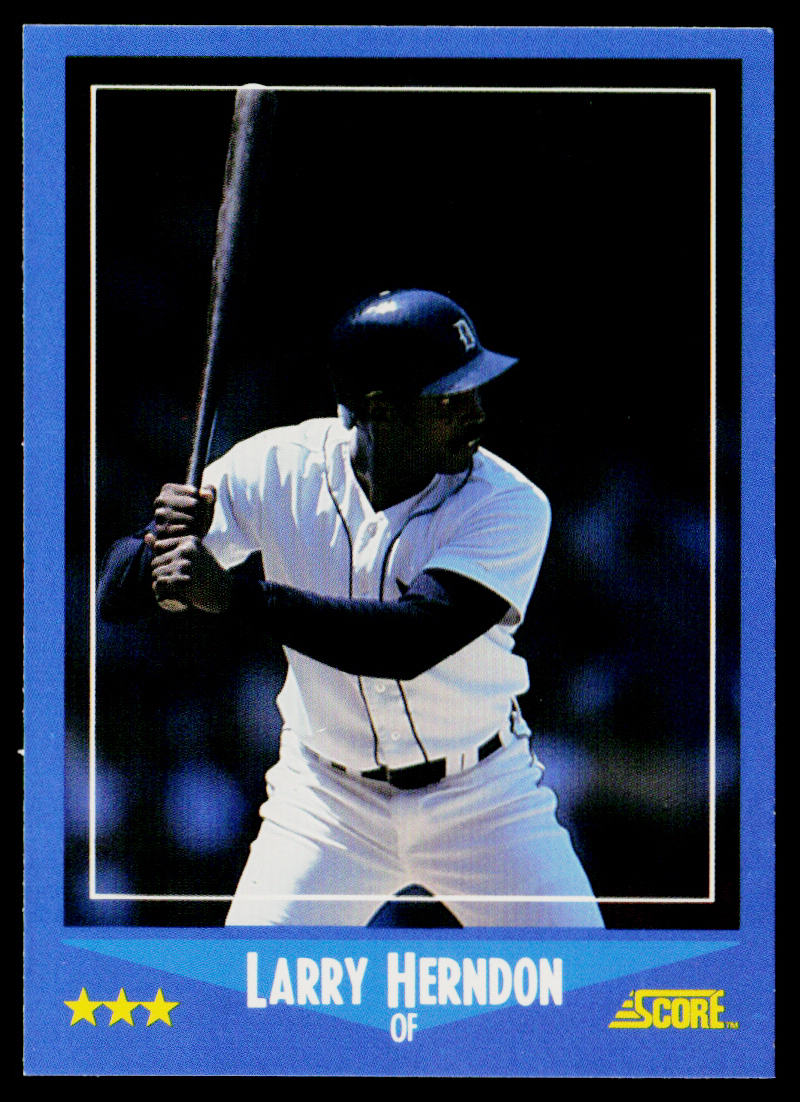 Larry Herndon 1988 Score #138 Detroit Tigers