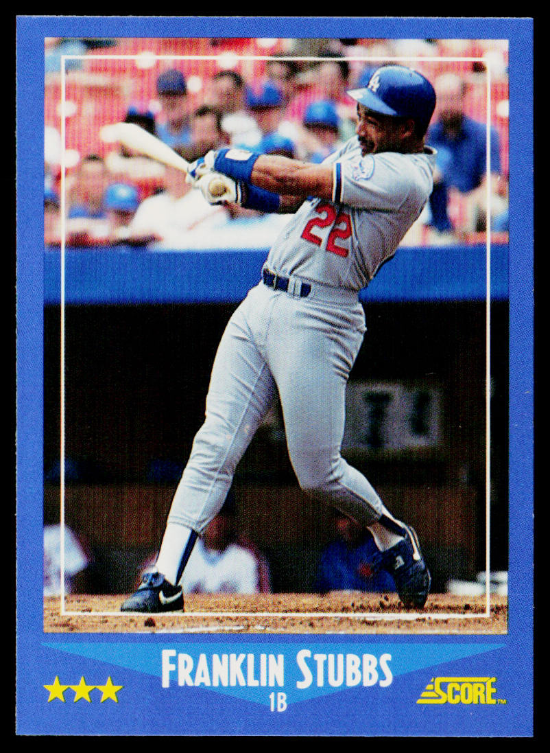 Franklin Stubbs 1988 Score #147 Los Angeles Dodgers
