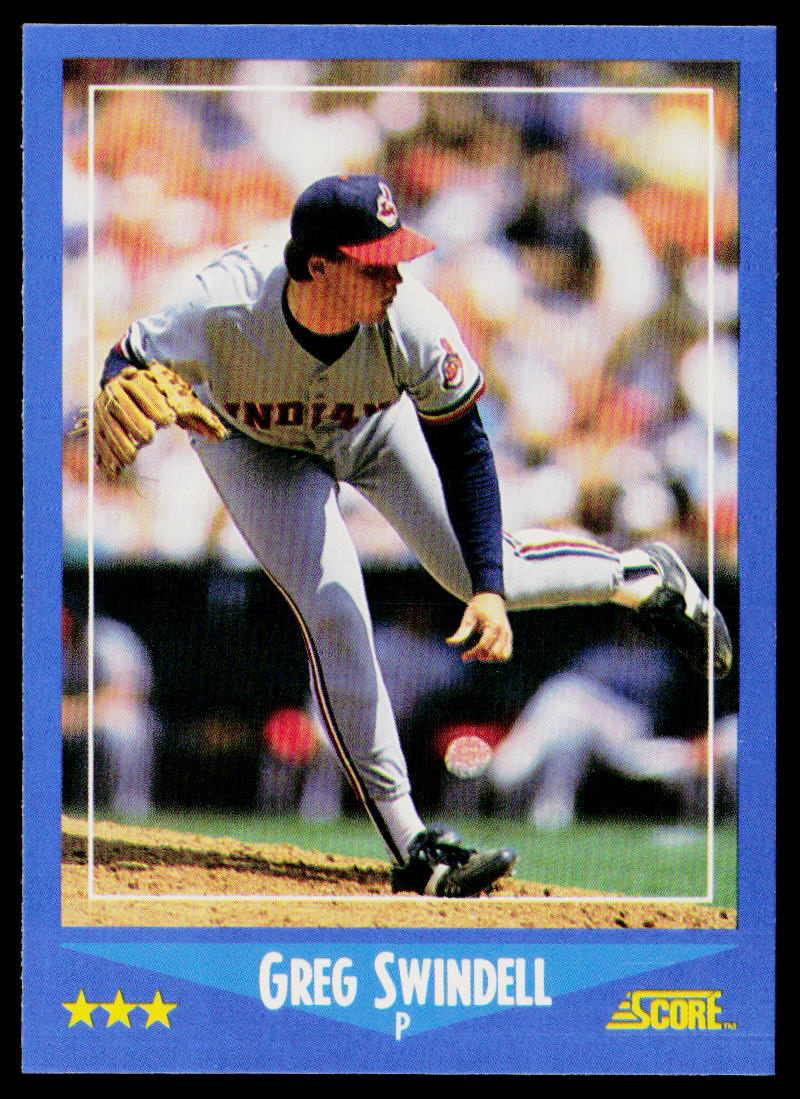 Greg Swindell 1988 Score #154 Cleveland Indians