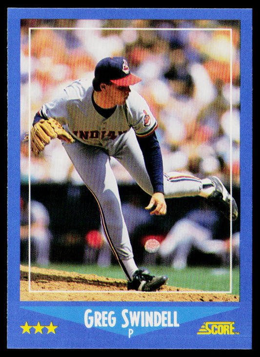 Greg Swindell 1988 Score #154 Cleveland Indians