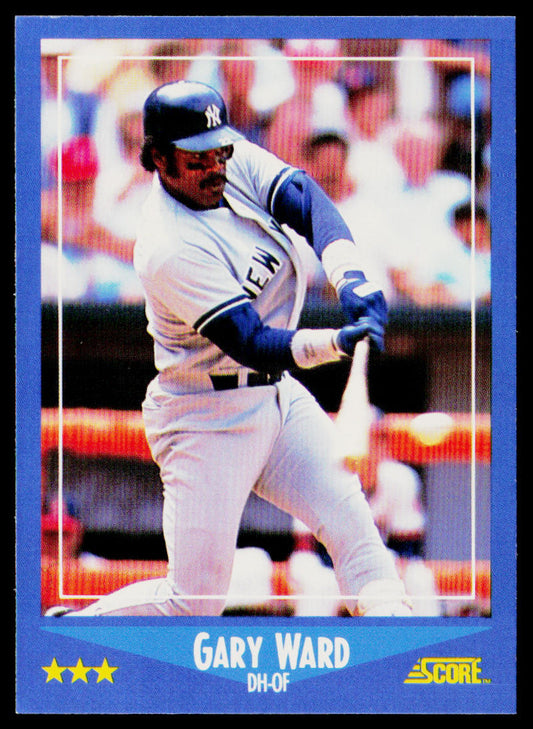 Gary Ward 1988 Score #157 New York Yankees