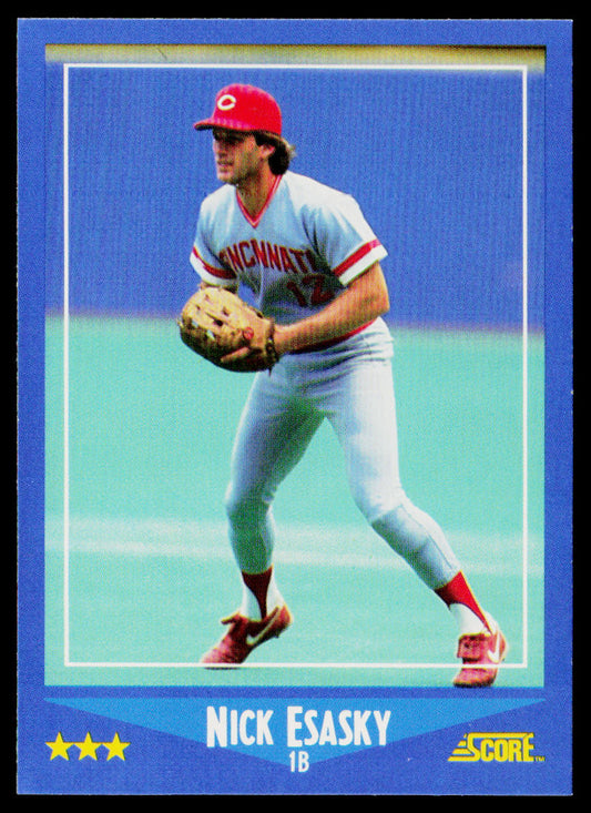 Nick Esasky 1988 Score #163 Cincinnati Reds
