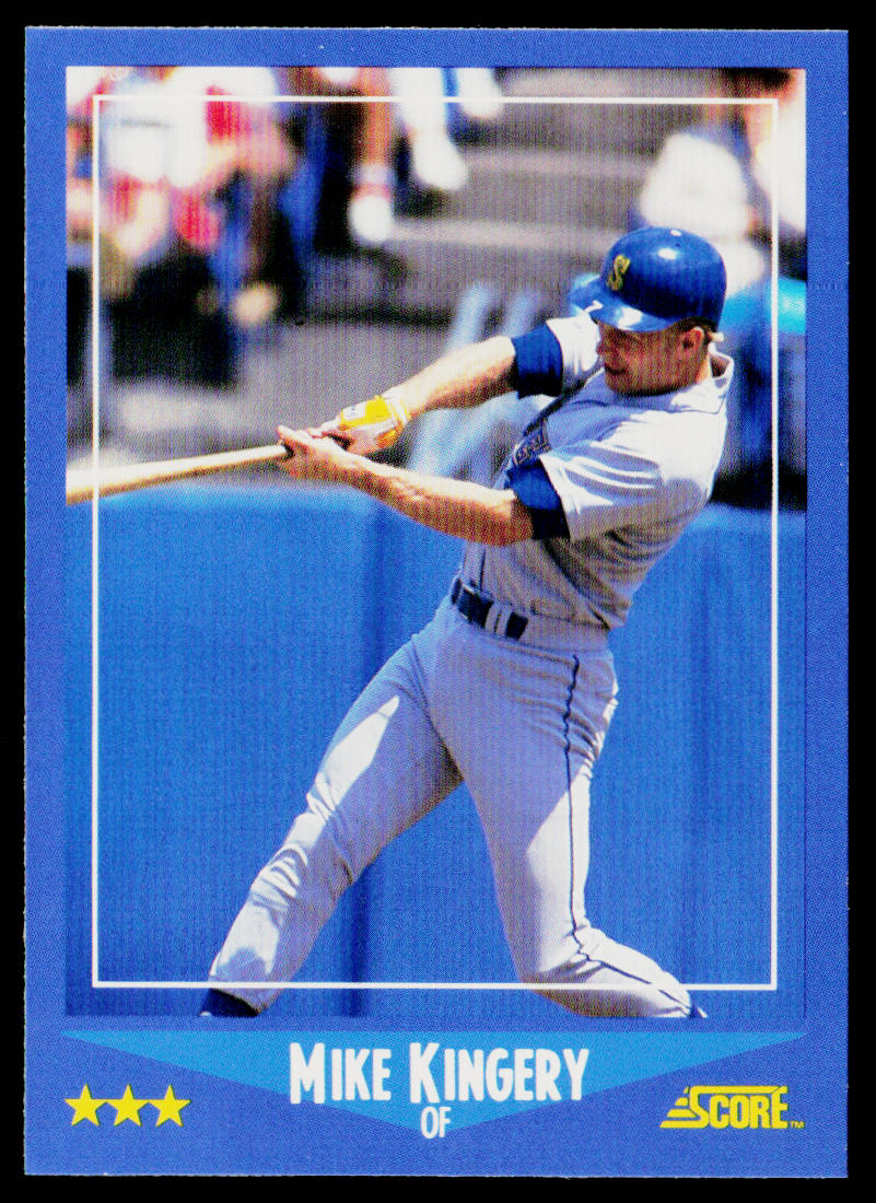 Mike Kingery 1988 Score #178 Seattle Mariners