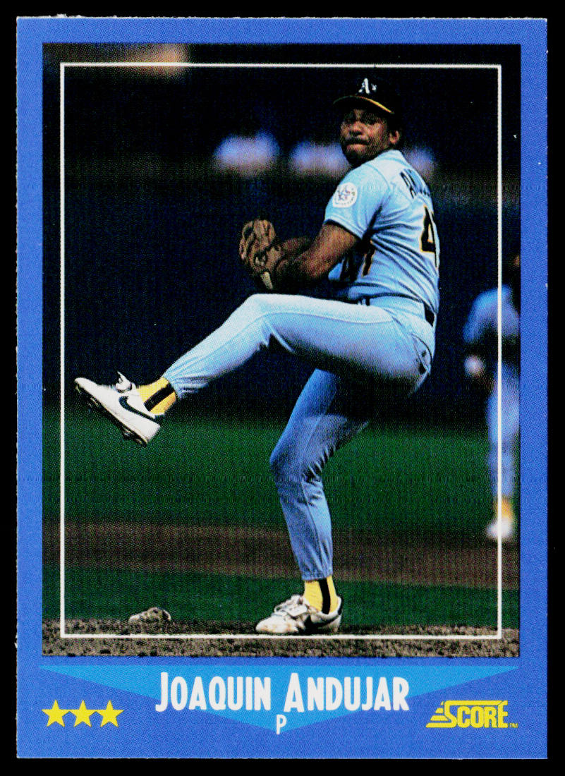 Joaquin Andujar 1988 Score #193 Oakland Athletics