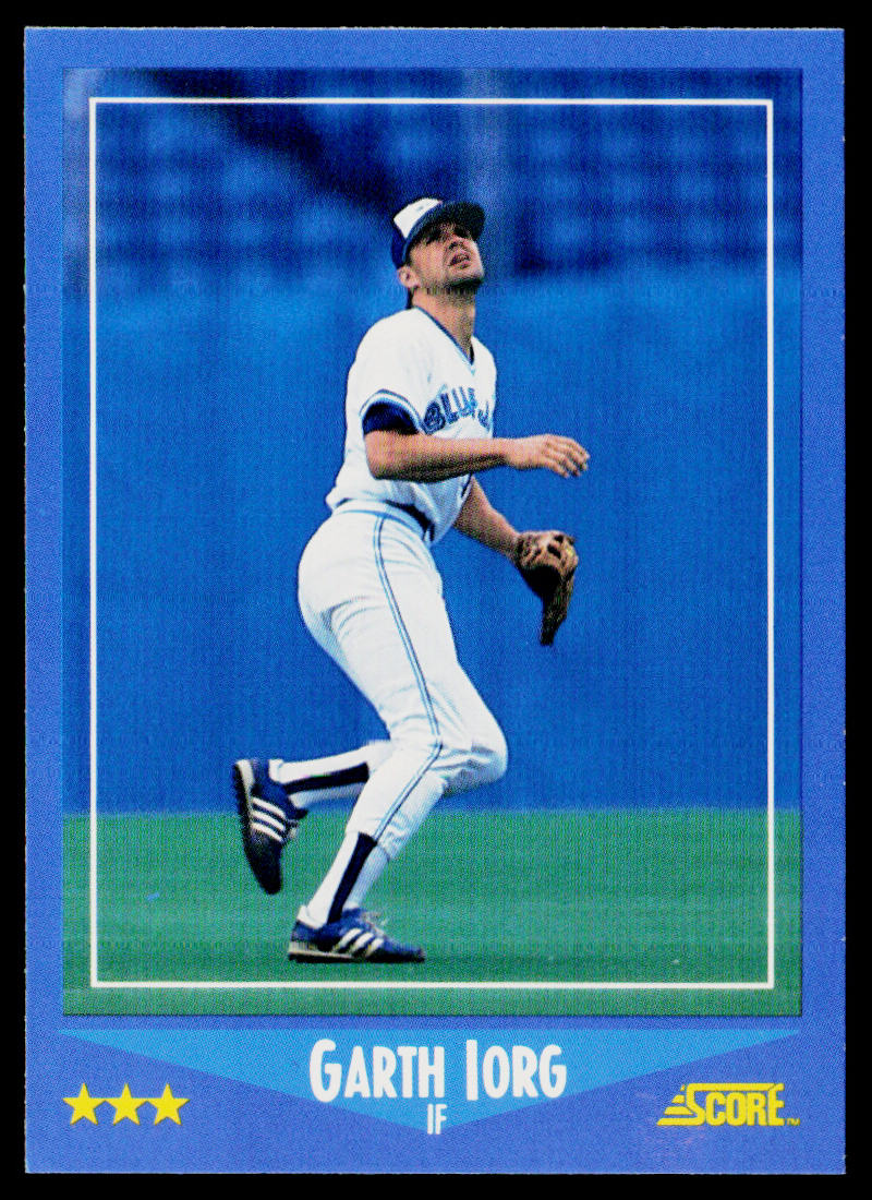 Garth Iorg 1988 Score #204 Toronto Blue Jays