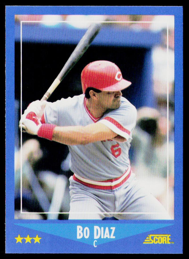 Bo Diaz 1988 Score #206 Cincinnati Reds