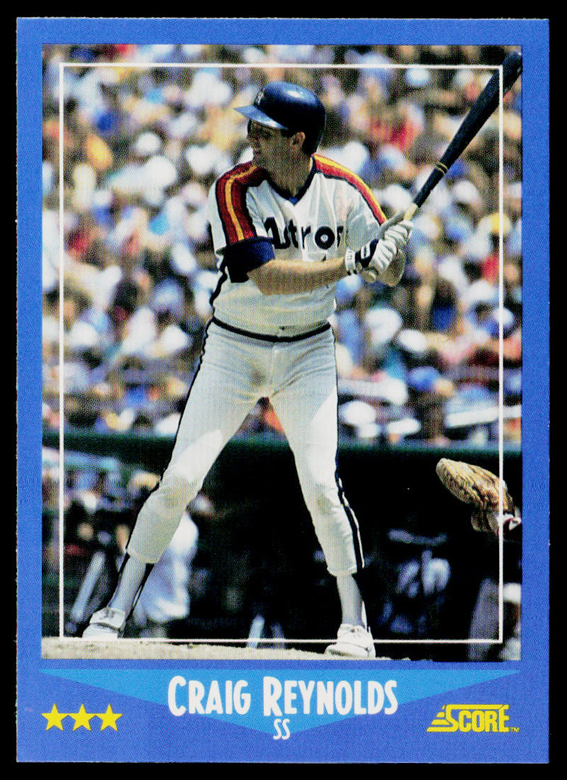 Craig Reynolds 1988 Score #207 Houston Astros