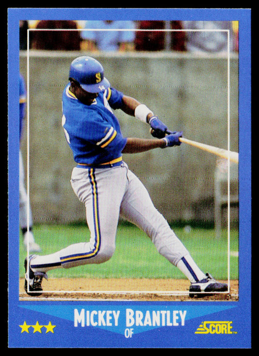 Mickey Brantley 1988 Score #213 Seattle Mariners