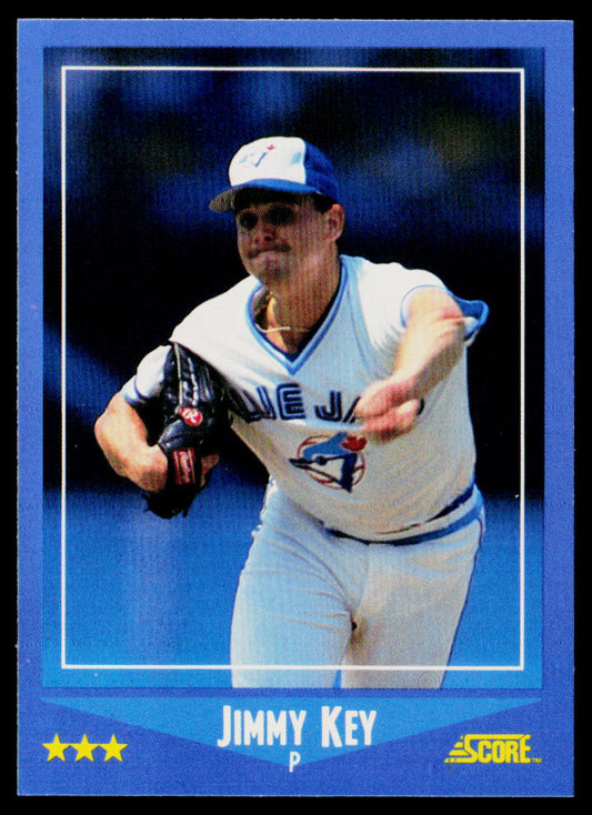 Jimmy Key 1988 Score #216 Toronto Blue Jays