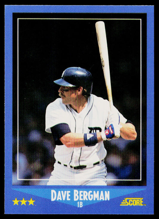 Dave Bergman 1988 Score #217 Detroit Tigers