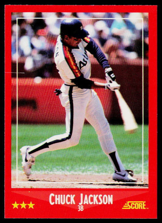 Chuck Jackson 1988 Score #222 RC Houston Astros