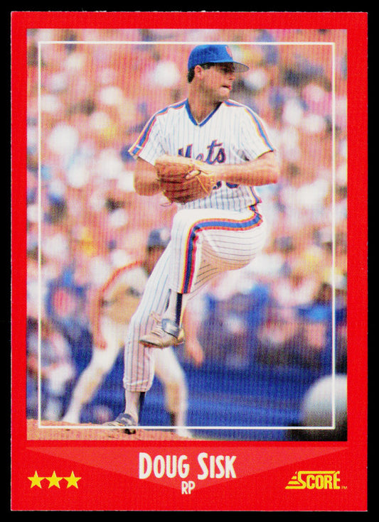 Doug Sisk 1988 Score #227 New York Mets