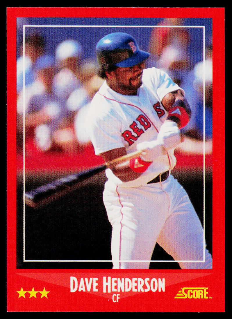 Dave Henderson 1988 Score #228 San Francisco Giants