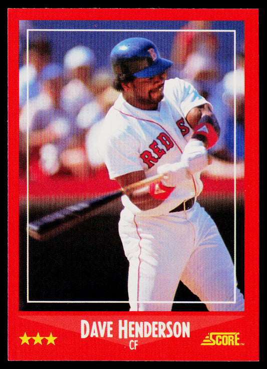 Dave Henderson 1988 Score #228 San Francisco Giants