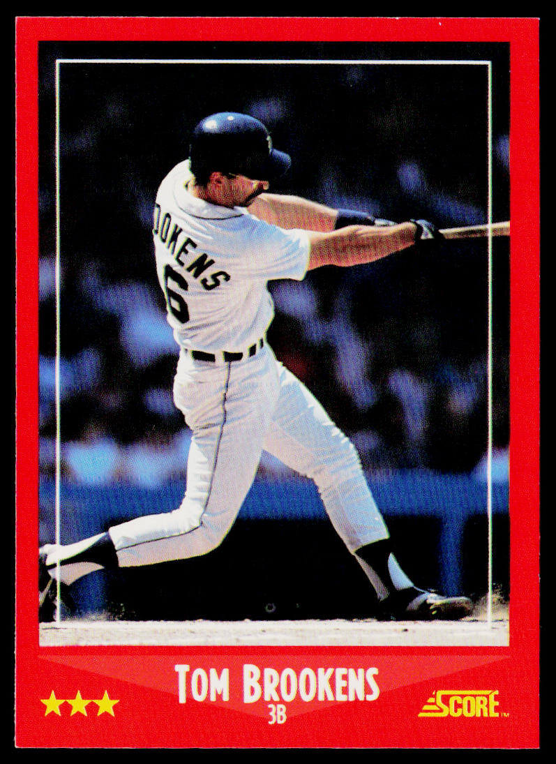 Tom Brookens 1988 Score #233 Detroit Tigers