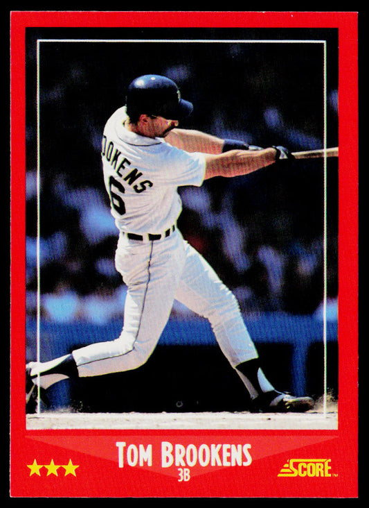 Tom Brookens 1988 Score #233 Detroit Tigers
