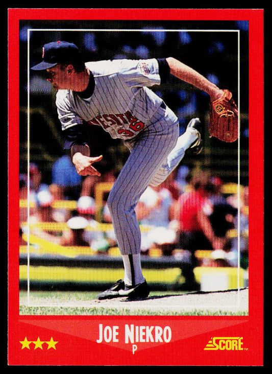 Joe Niekro 1988 Score #237 Minnesota Twins