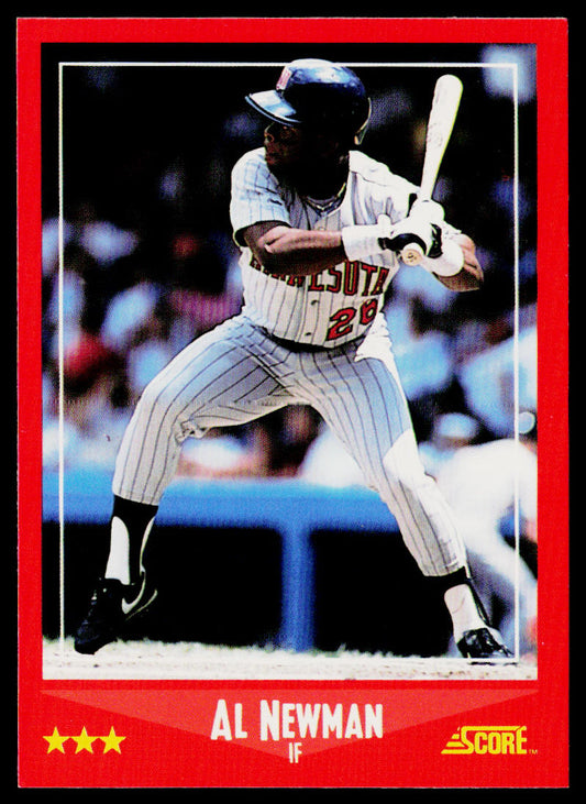 Al Newman 1988 Score #252 Minnesota Twins