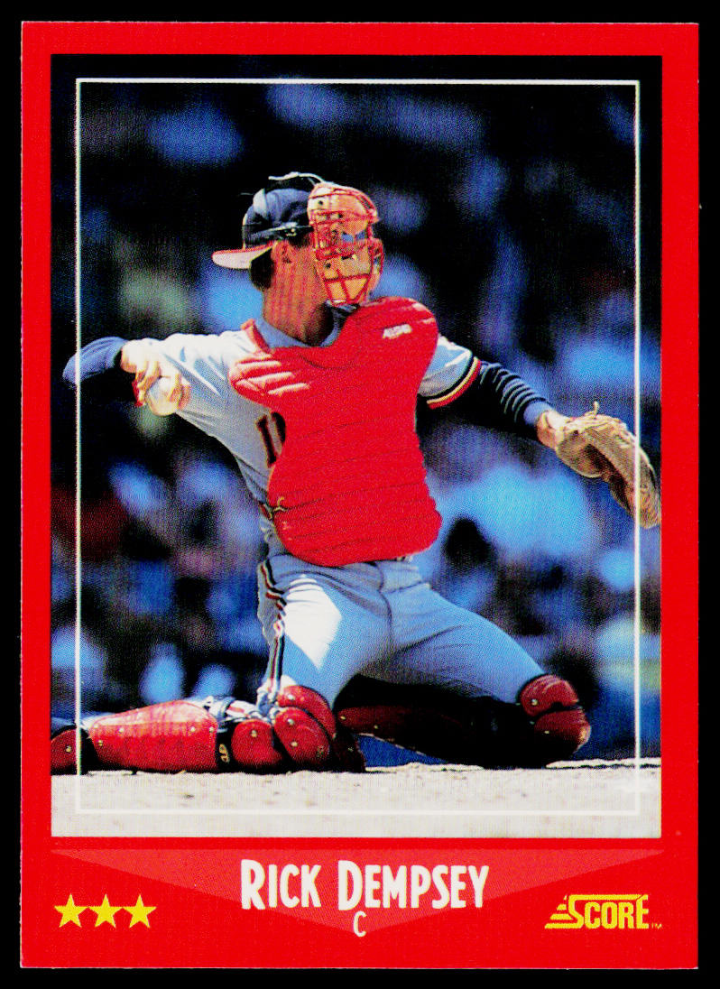 Rick Dempsey 1988 Score #262 Cleveland Indians