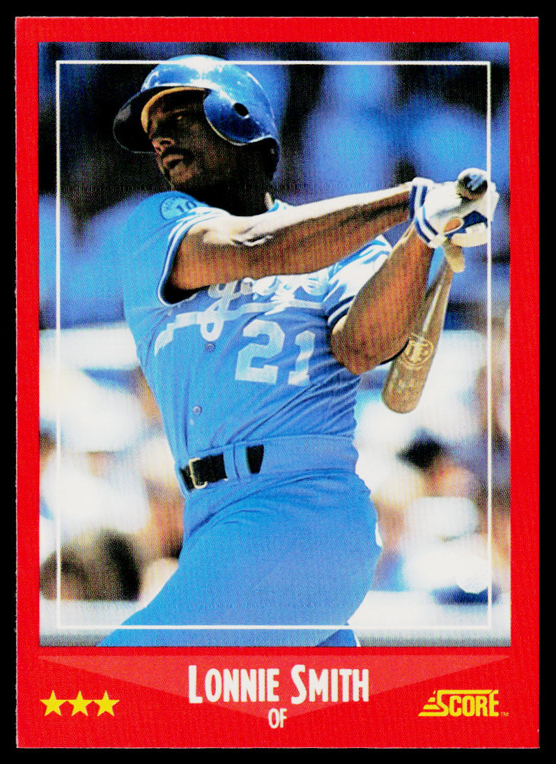 Lonnie Smith 1988 Score #263 Kansas City Royals
