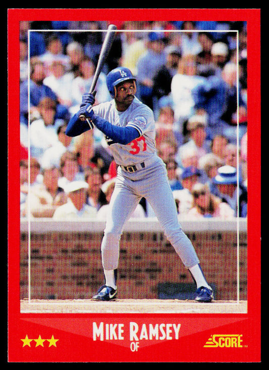 Mike Ramsey 1988 Score #267 RC Los Angeles Dodgers