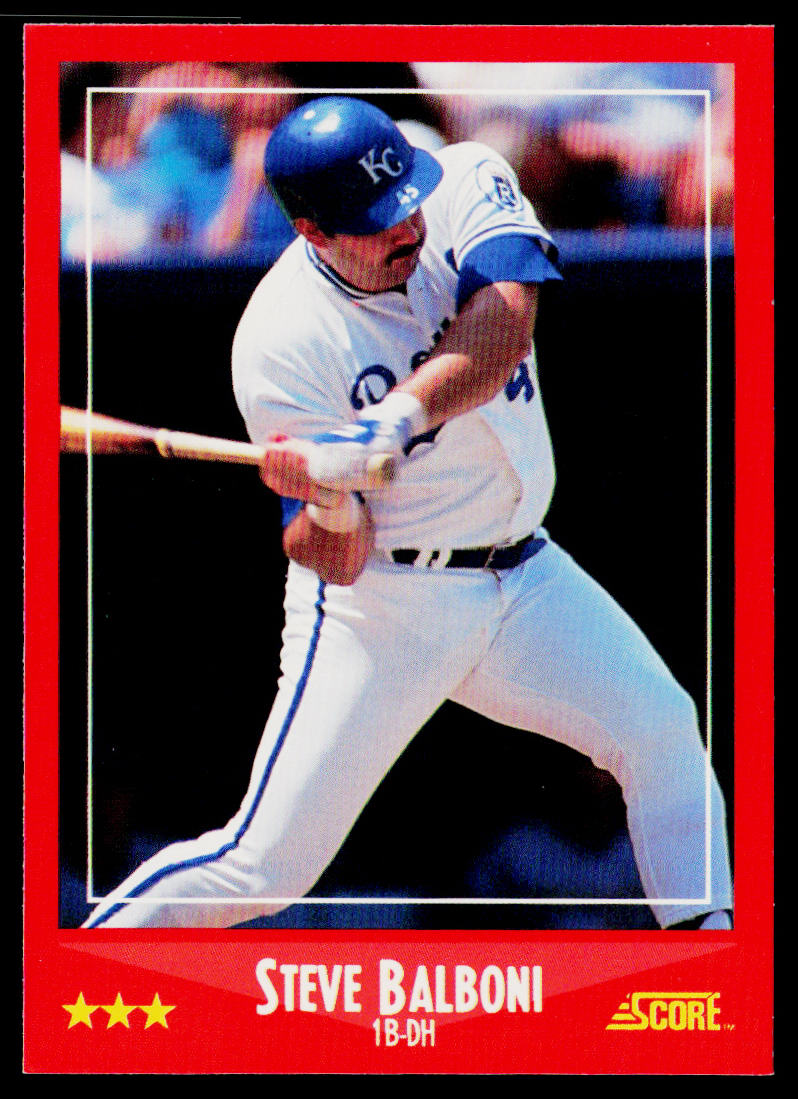 Steve Balboni 1988 Score #273 Kansas City Royals